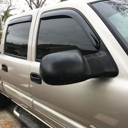 Window Visors Rain Guards for 2004 (2004-2015 Titan Crew Cab(In-Channel))