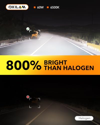 H11/H9/H8 and 9005/HB3 Light Bulbs Combo, 58,000LM Wider Driving Vision, 1:1 Design 9005 H11 LED lights, True Plug & Play, Pack of 4 (H11+9005)