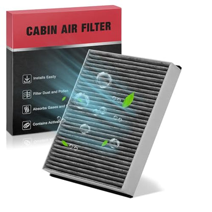 Cabin Air Filter Compatible with Ford GT 2017 (8.2" x 10.3" x 1.5" / CF11920)