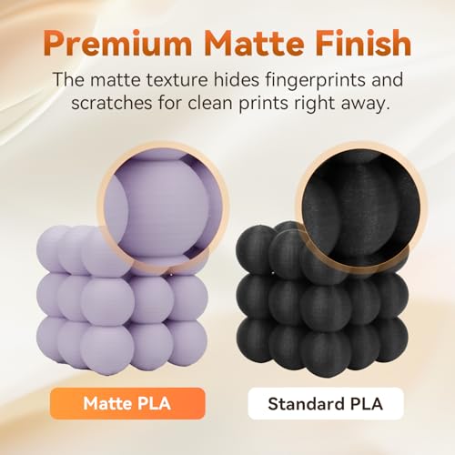 PLA Filament 1.75mm + (Matte Purple)