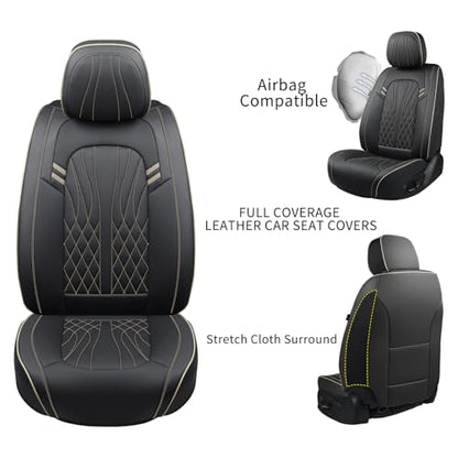 Seat Covers for Cars (Black 1/Front Pair)
