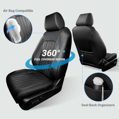 Custom for Honda CRV Seat Covers 2023 (Black / CR-V2023-2026 EX,EXL,LX ,Sport,Hybrid)