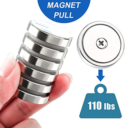 Magnets Neodymium Magnet 110LBS Strong Heavy Duty Rare Earth 6 P (110 lbs)