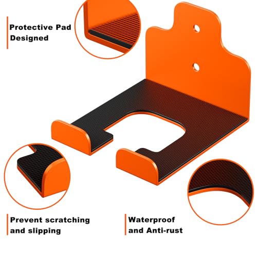 Garage Organizer Trimmer Rack (Orange 1 Pack)