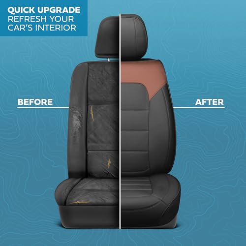Curated Western Estate Napa Leather Seat Covers for Cars & SUVs (Western Estate / Front Seats)