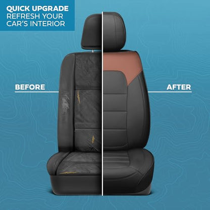 Curated Western Estate Napa Leather Seat Covers for Cars & SUVs (Western Estate / Front Seats)