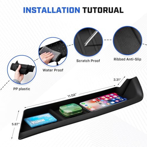 Center Console Organizer Tray for 2022 (2022-2026 Toyota Tundra)
