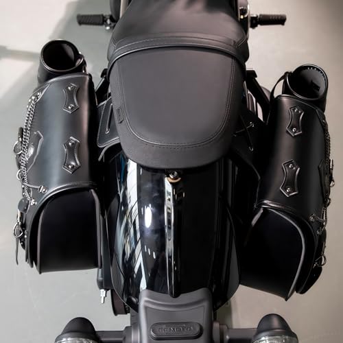 Motorcycle Saddlebags (Black-1)