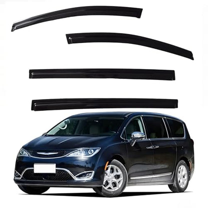 Window Visors Rain Guards Compatible with 2017 (2017-2026 Chrysler Pacifica)