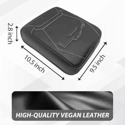 Armrest Cover for Toyota Tacoma 2024 (9) 24+ |Tacoma| Gray Stitch, Regular)