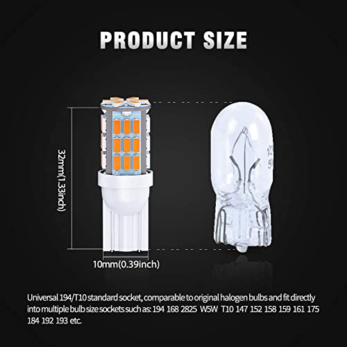 T10 921 194 168 LED Bulbs Warm White 20 (Warm White)