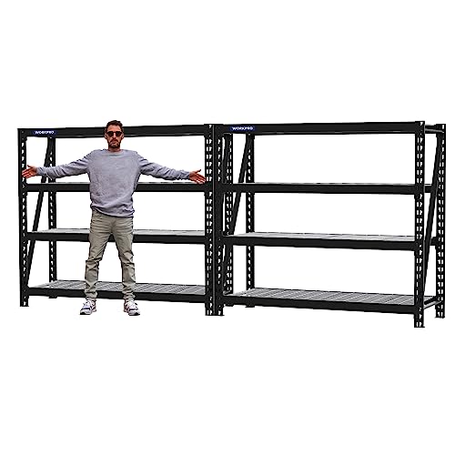 Heavy Duty Metal Shelving (68"W x 24"D x 65"H)