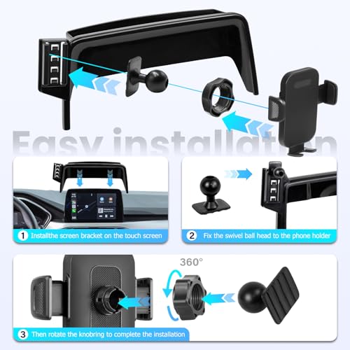 Car Phone Holder for 2020 (For Ford Escape 2020-2025 8inch)