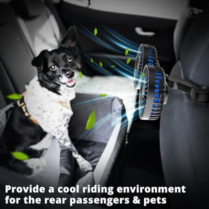 Car Fan for Backseat (Blue)