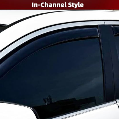 in Channel Window Rain Guards Fits for Honda Civic 2016 (For 2016-2021 Civic Sedan)