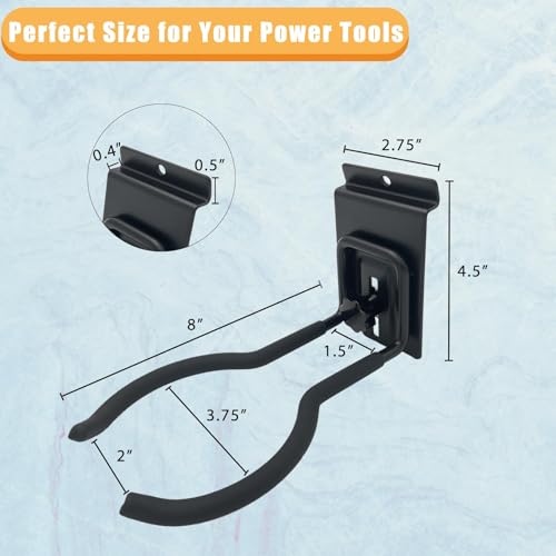 Adjustable Slatwall Hooks (8" 2 P)