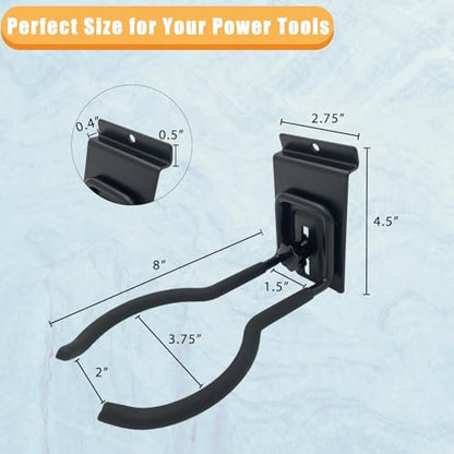 Adjustable Slatwall Hooks (8" 2 P)