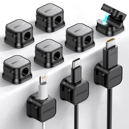 9 Pack Magnetic Cable Clips Cord Organizer Adhesive Wire Management (9-Pack)