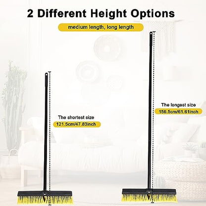 6 Pack 18 Inch Push Broom Bulk (Yellow)