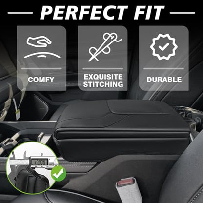 Armrest Cover for Ram1500 2500 3500 2019 (3) 19-26|Ram1500/2500/3500|Bucket Seat, +Thick,V1)