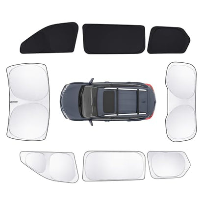 8pcs Car Window Shades for Grand Cherokee 2022 (for Grand Cherokee 22-25)