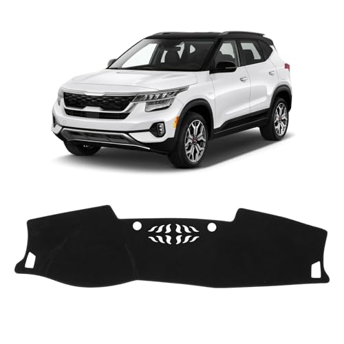 Black Dash Cover for Kia Seltos 2021 2022 2023 (Seltos 21-23(black))