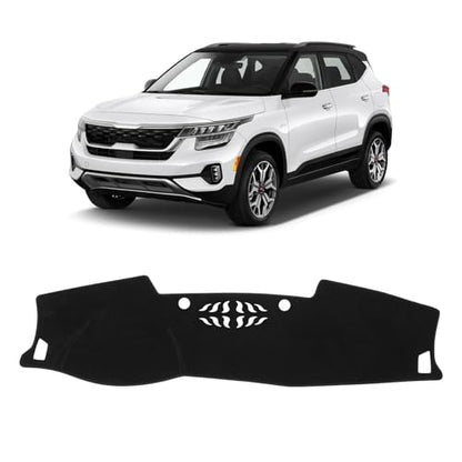 Black Dash Cover for Kia Seltos 2021 2022 2023 (Seltos 21-23(black))