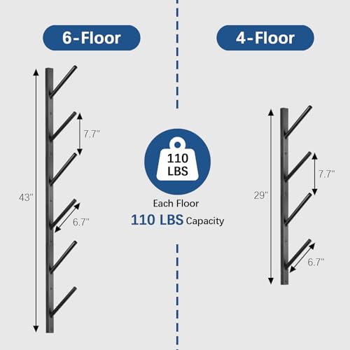 Skateboard Rack Wall Mount (black)
