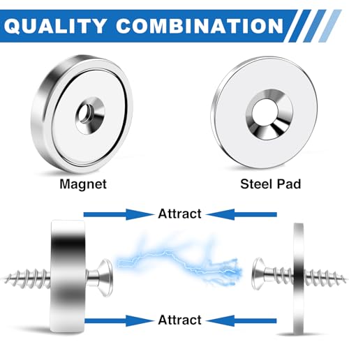 Magnets Neodymium Magnet 20LBS Strong Heavy Duty Rare Earth 12 P (20 lbs)
