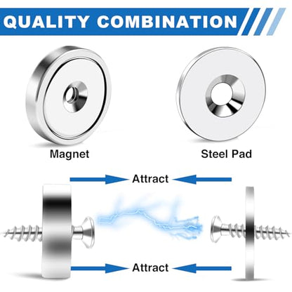 Magnets Neodymium Magnet 20LBS Strong Heavy Duty Rare Earth 12 P (20 lbs)