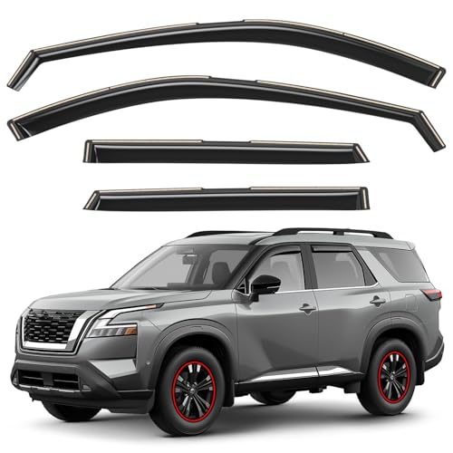 Window Deflectors Smoke Tinted in (For Pathfinder 22-26)