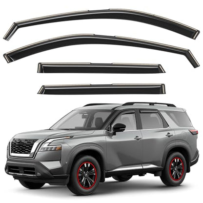 Window Deflectors Smoke Tinted in (For Pathfinder 22-26)