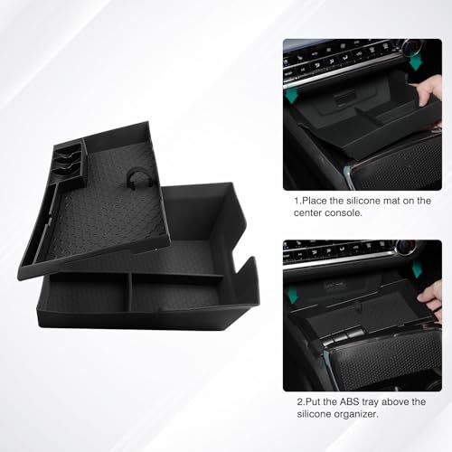 Silicone Center Console Organizer for Chevy Equinox