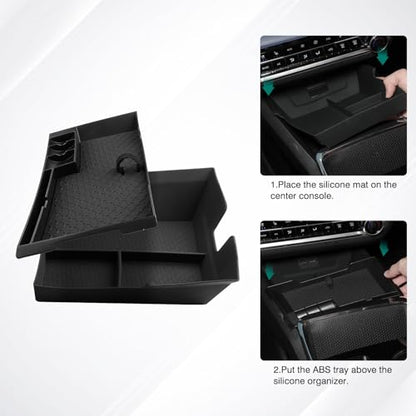 Silicone Center Console Organizer for Chevy Equinox