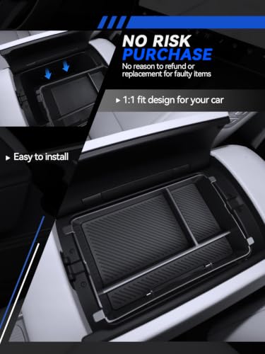 for Palisade Lower Center Console Organizer & Cup Holder 2026 Hyundai Palisade Accessories 2 Pcs Set with Center Console Organizer + Cup Holder (for 2026 Palisade-Black)