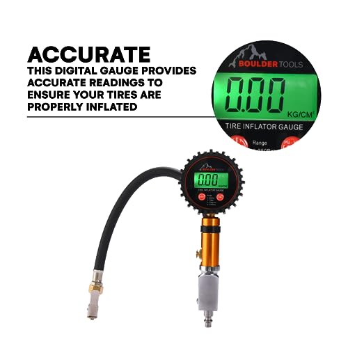 Tire Pressure Gauge with Inflator (Tire Pressure Gauge)