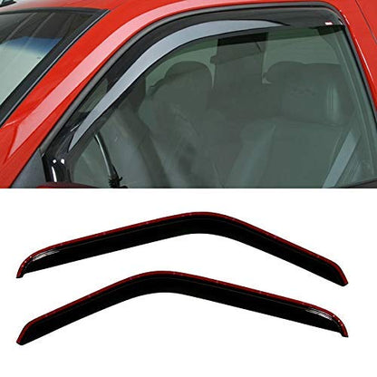 Window Visor Rain Guard for 93 (93-11 Ford Ranger (Dark Smoke))