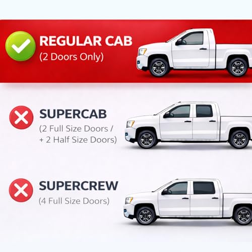 Rain Guards Fit for 1997 (1997-2003 F150 Regular Cab)