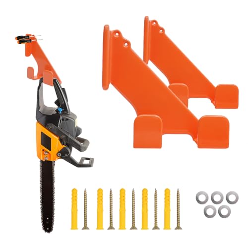 Chainsaw Holder Wall Mount (2 Pack)