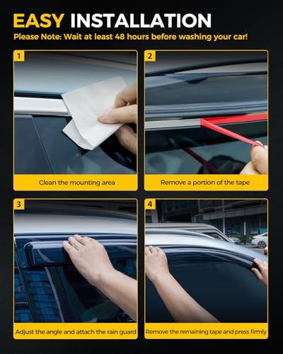 Rain Guards for Car Windows (For 2016-2023 Toyota Tacoma)