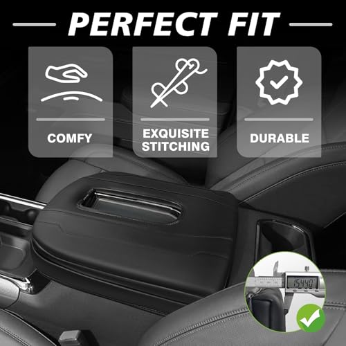 Armrest Cover for Silverado Sierra 2022 (1) 22-26 |Silverado & Sierra| Bucket Seat, +Thick)