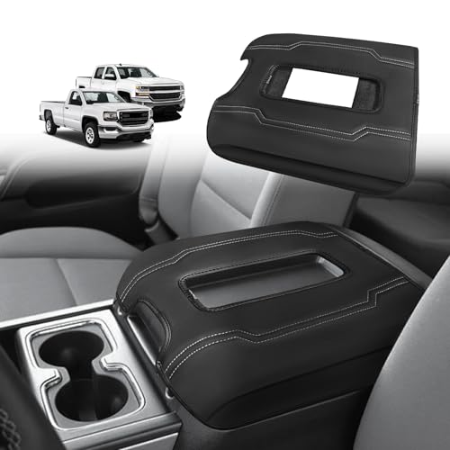 Armrest Cover for Silverado (1) 14-18 |Silverado & Sierra| Bucket Seat, Regular)