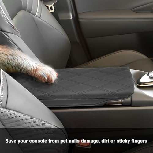 for 2023 2025 2026 Toyota Crown Signia Armrest Cover Pad (23-25 26 Crown Pad Black Line)