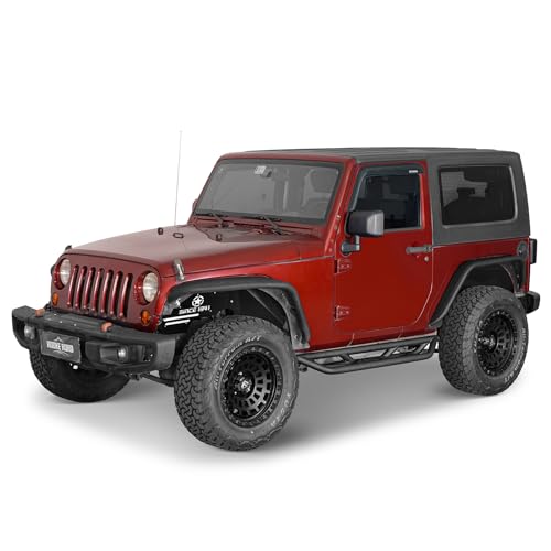 JK 2 Door Side Steps Running Boards (Tubular)