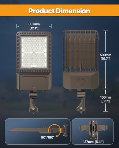 400W LED Parking Lot Lights (Adjustable Arm Mount 400W)