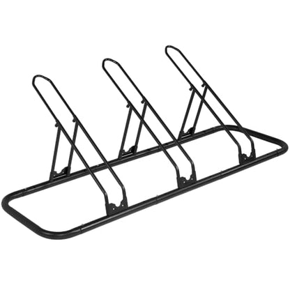 Bicycle Floor Parking Rack Stand (3 Bikes / Adjustable)