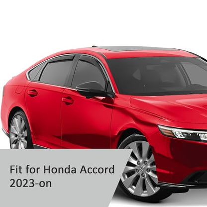 in Channel Extra Durable Rain Guards for Honda Accord 2023 (For Accord 23-26)