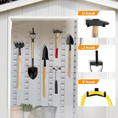 9 Pack Storage Shed Hooks Compatible with Suncast