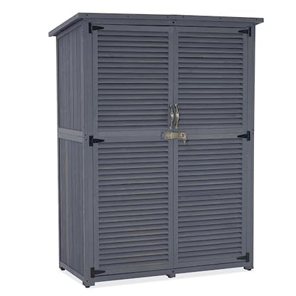Outdoor Storage Cabinet (Gray / Large)