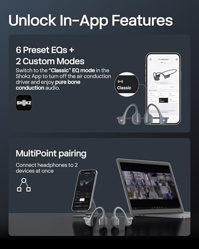 OpenRun Pro 2 Mini Bone Conduction Bluetooth Sport Headphones (Black / Mini)